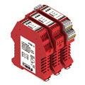 	 Safety modules CS AT for emergency stop and gate monitoring wi