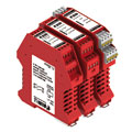 Safety modules CS AR-51 for emergency stop, gate monitoring, saf