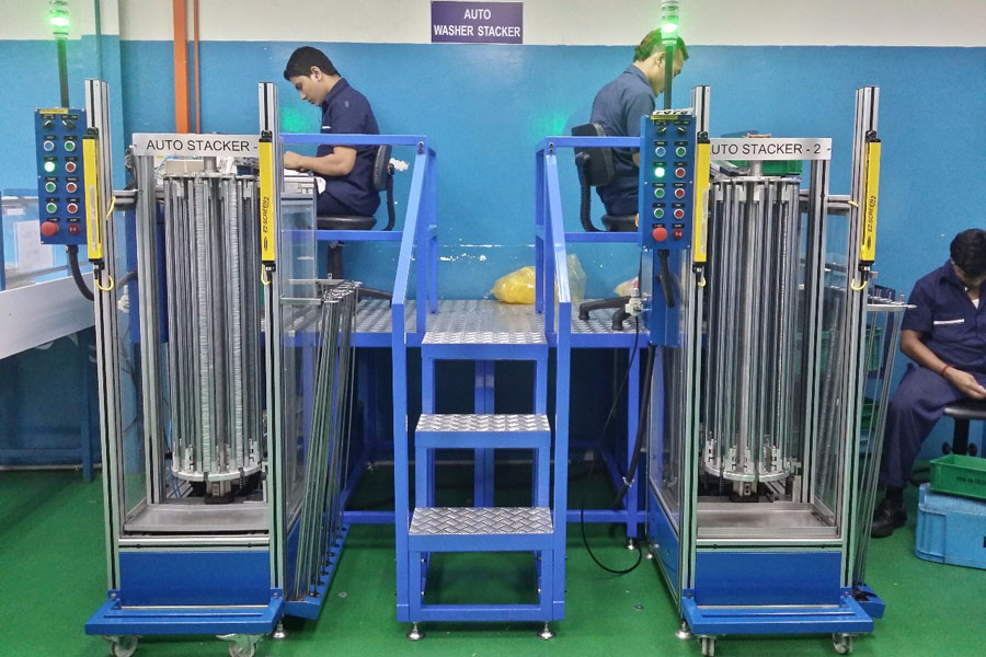 Auto Washer Stacker